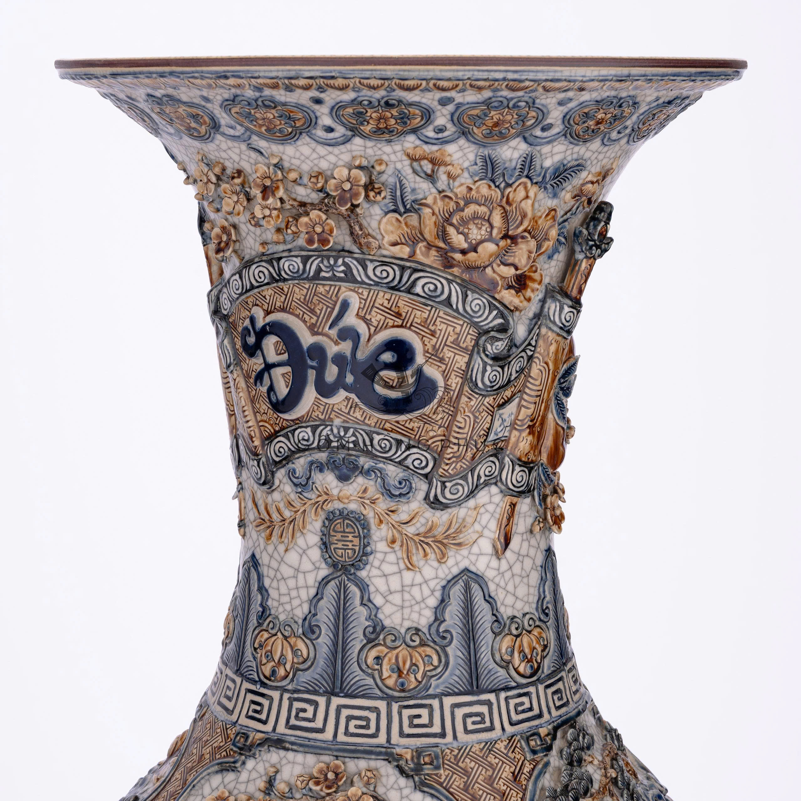 Lộc Bình Tứ Cảnh Phúc Đức M6 Rạn