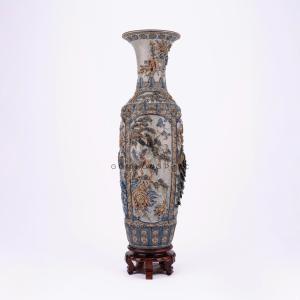 Lộc Bình Tứ Cảnh Phúc Đức M6 Rạn