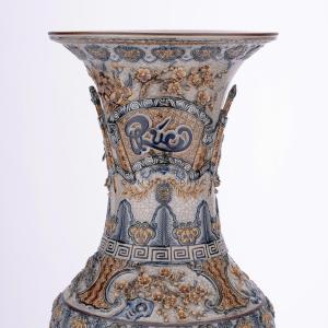 Lộc Bình Tứ Cảnh Phúc Đức M6 Rạn