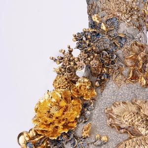 Hồ Lô Cá Rồng Kênh Bong Vẽ Vàng 24k M6