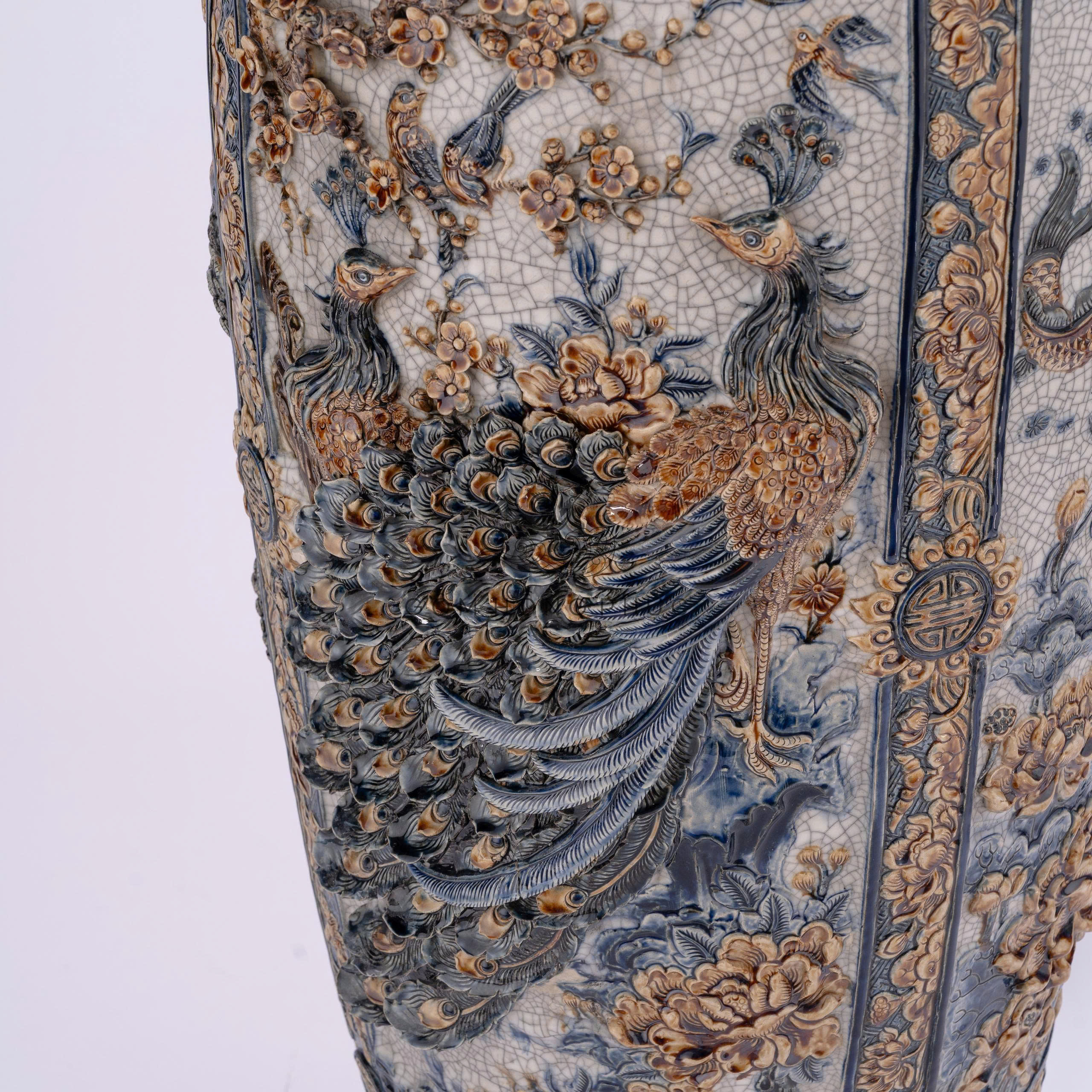 Lộc Bình Tứ Cảnh Phúc Đức M6 Rạn